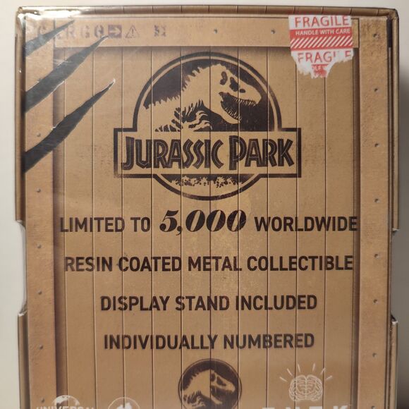 Jurassic Park T-Rex Feeding Show Ticket Vehicle ID Card & Mosquito In Amber Set - Picture 13 of 14